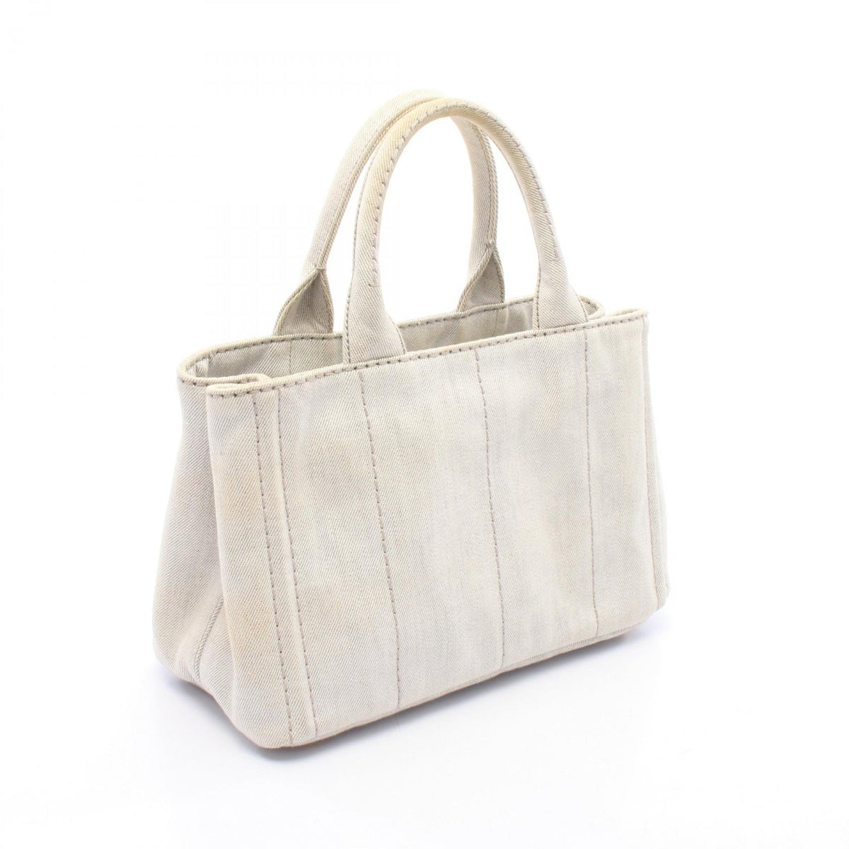 PRADA DENIM CANAPA Canapa Denim Tote Bag