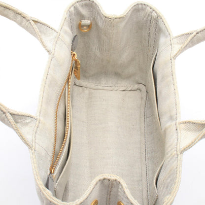 PRADA DENIM CANAPA Canapa Denim Tote Bag