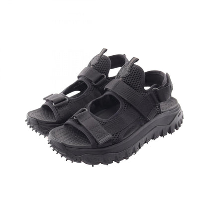 MONCLER TRAILGRIP VELA Nylon Sandals Black Size 38