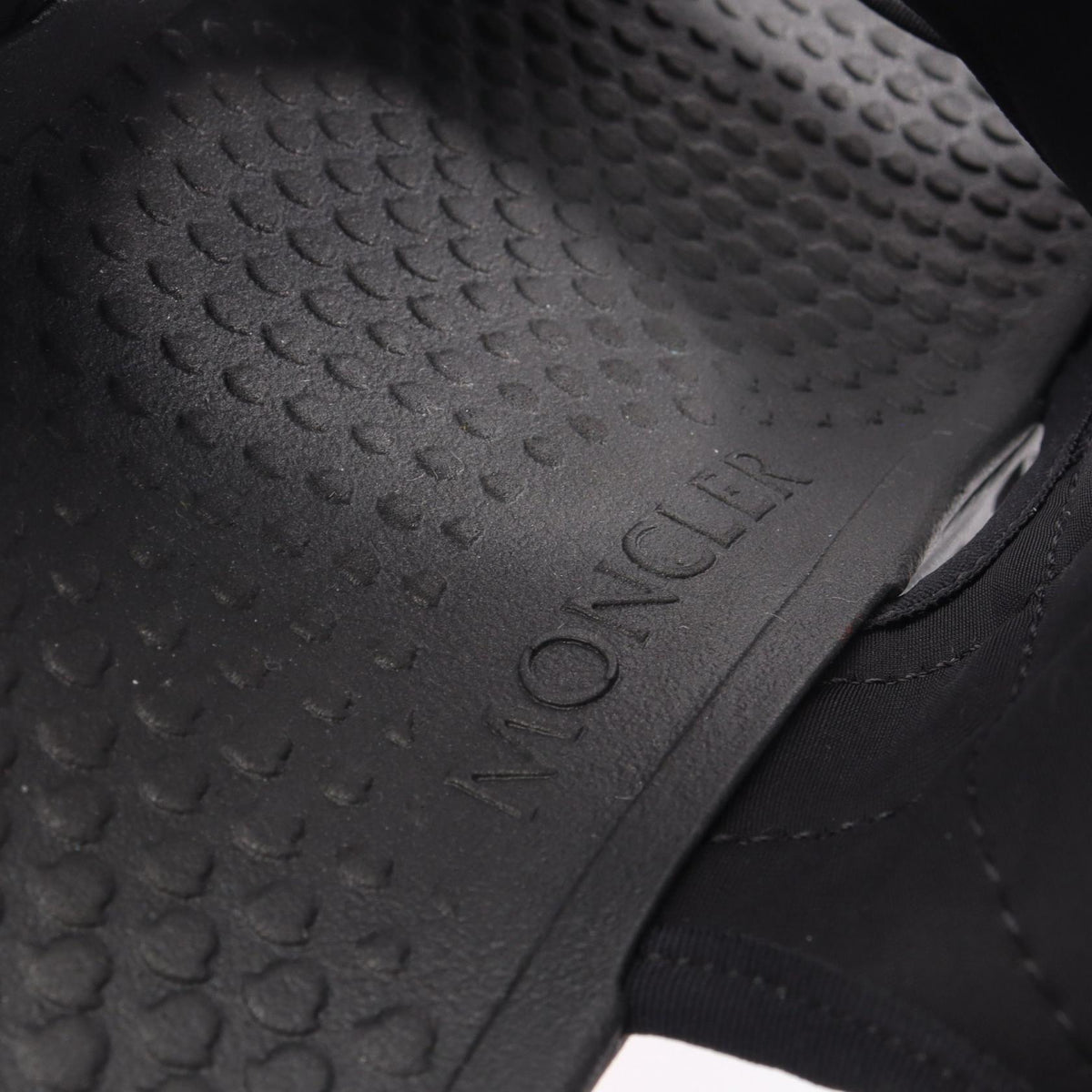 MONCLER TRAILGRIP VELA Nylon Sandals Black Size 38