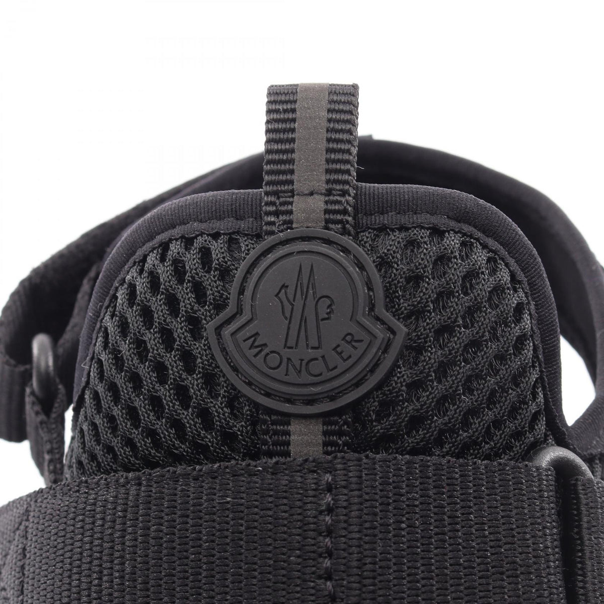 MONCLER TRAILGRIP VELA Nylon Sandals Black Size 38