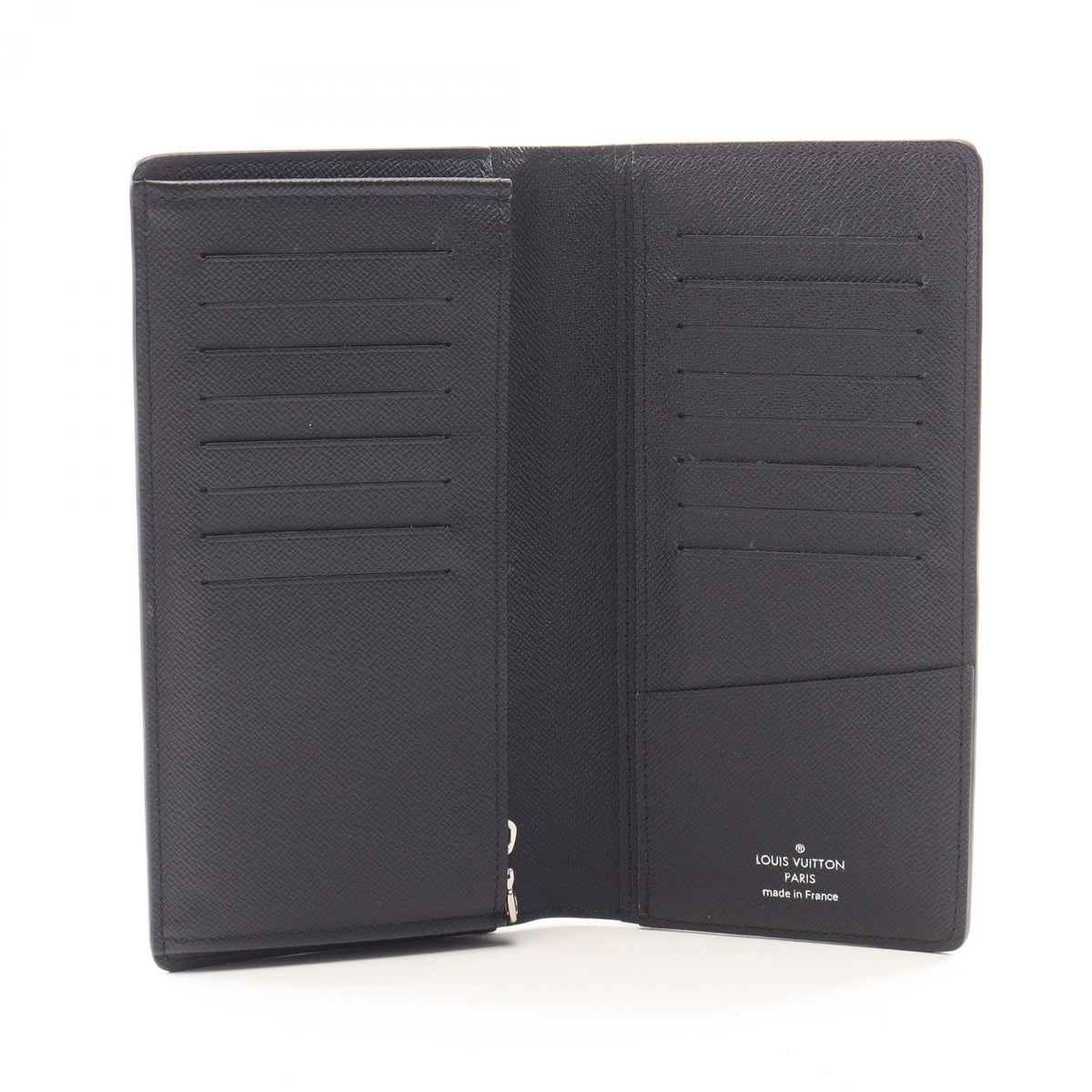 LOUIS VUITTON Taiga Ardoise Portefeuille Brazza Wallet