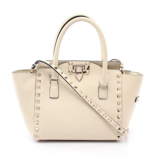 Valentino Rockstud 2-Way Leather Handbag