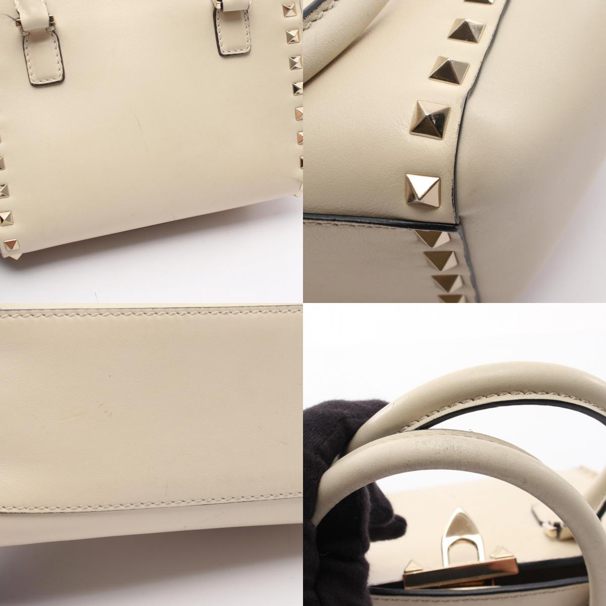 Valentino Rockstud 2-Way Leather Handbag