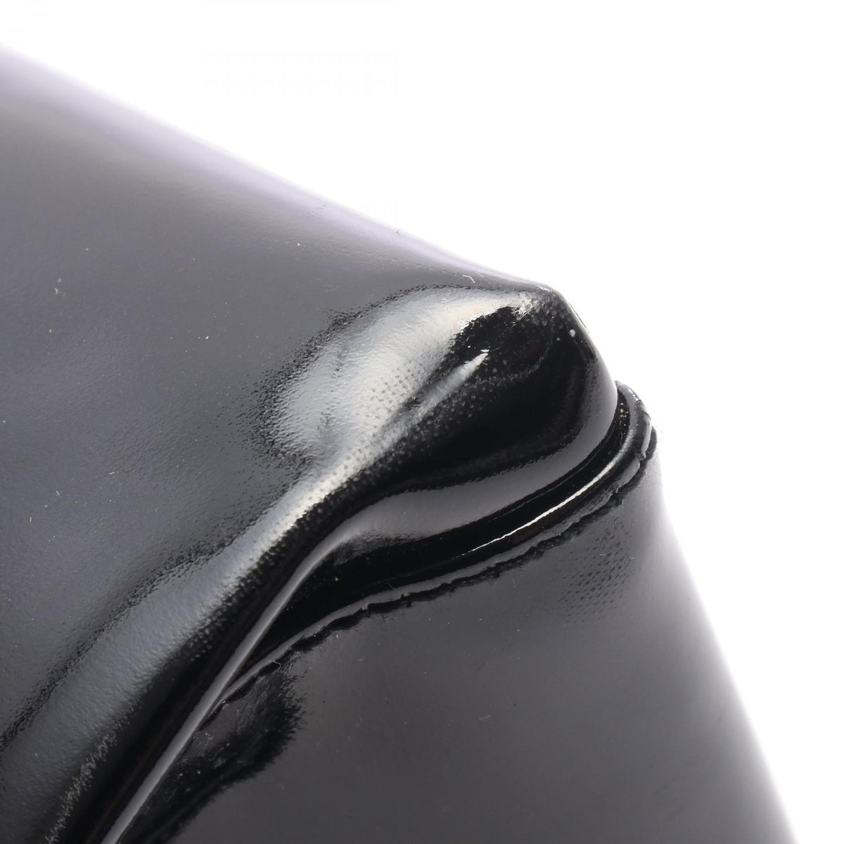 Salvatore Ferragamo Vara Patent Bag Black