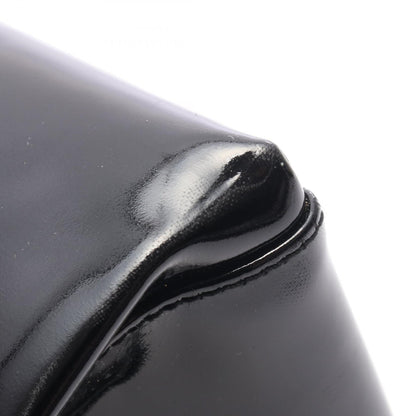 Salvatore Ferragamo Vara Patent Bag Black