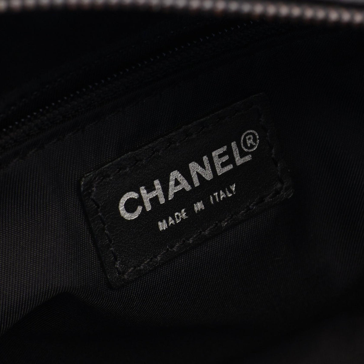 CHANEL New Travel Line Nylon Bag Black