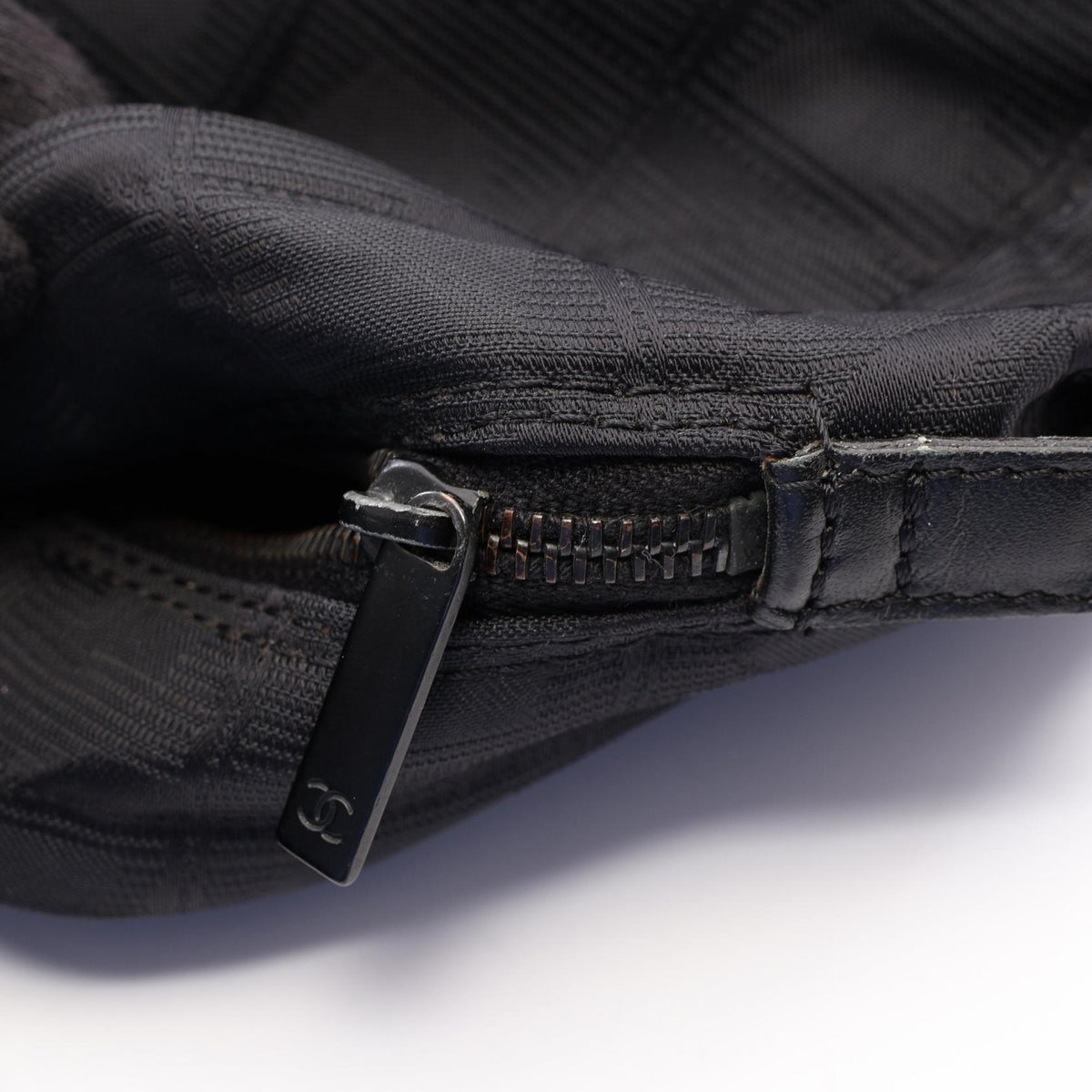 CHANEL New Travel Line Nylon Bag Black