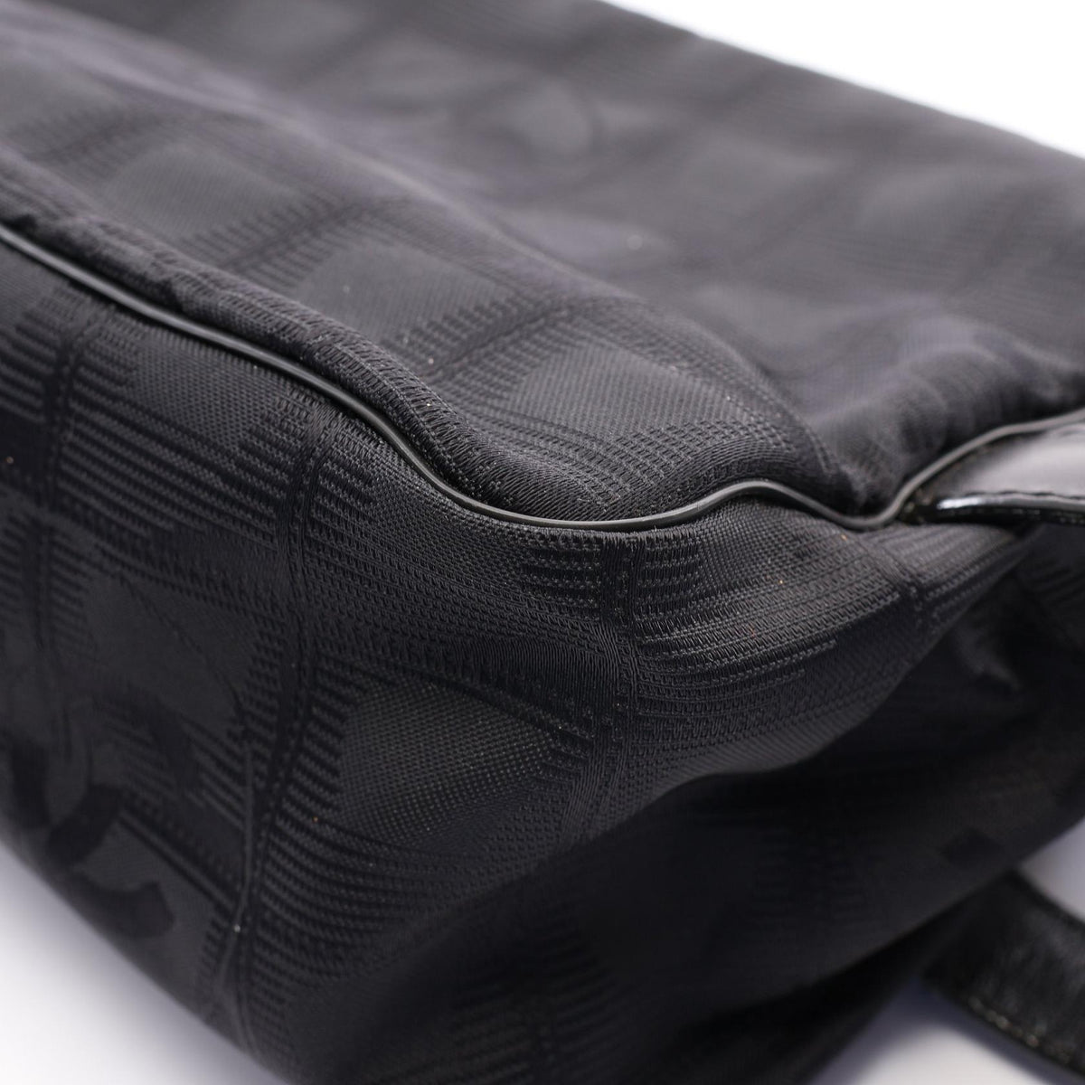CHANEL New Travel Line Nylon Bag Black