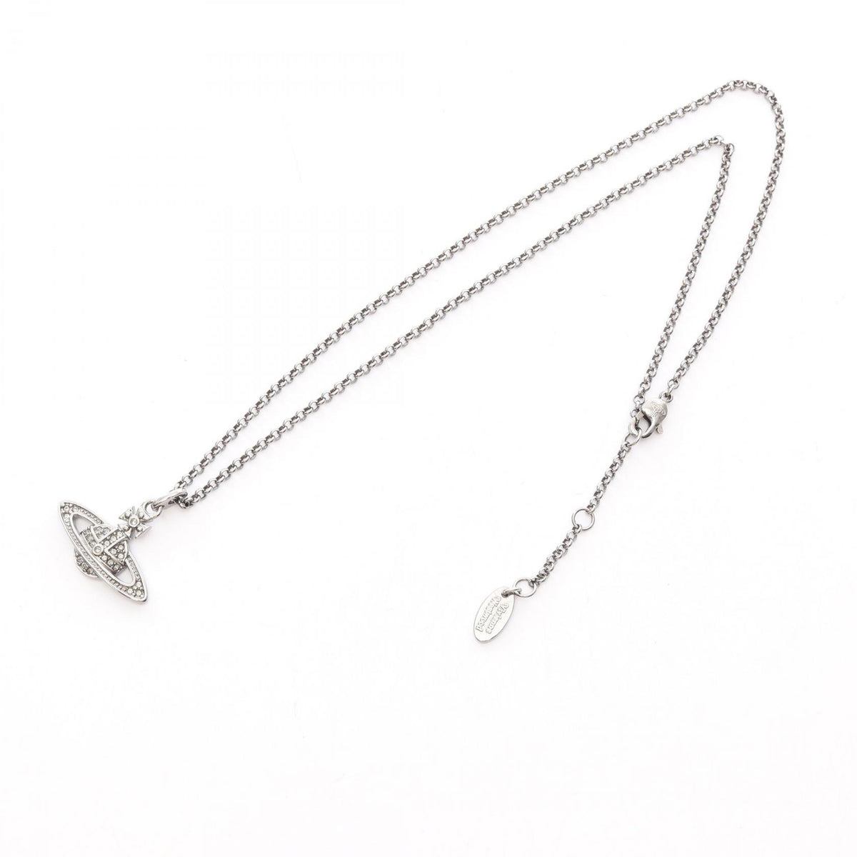 Vivienne Westwood Mini Bas Relief Necklace Silver