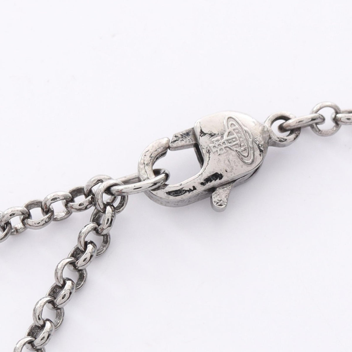 Vivienne Westwood Mini Bas Relief Necklace Silver