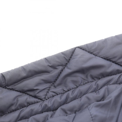MONCLER Hooded Paneled Nylon Wool Down Jacket Navy Size L
