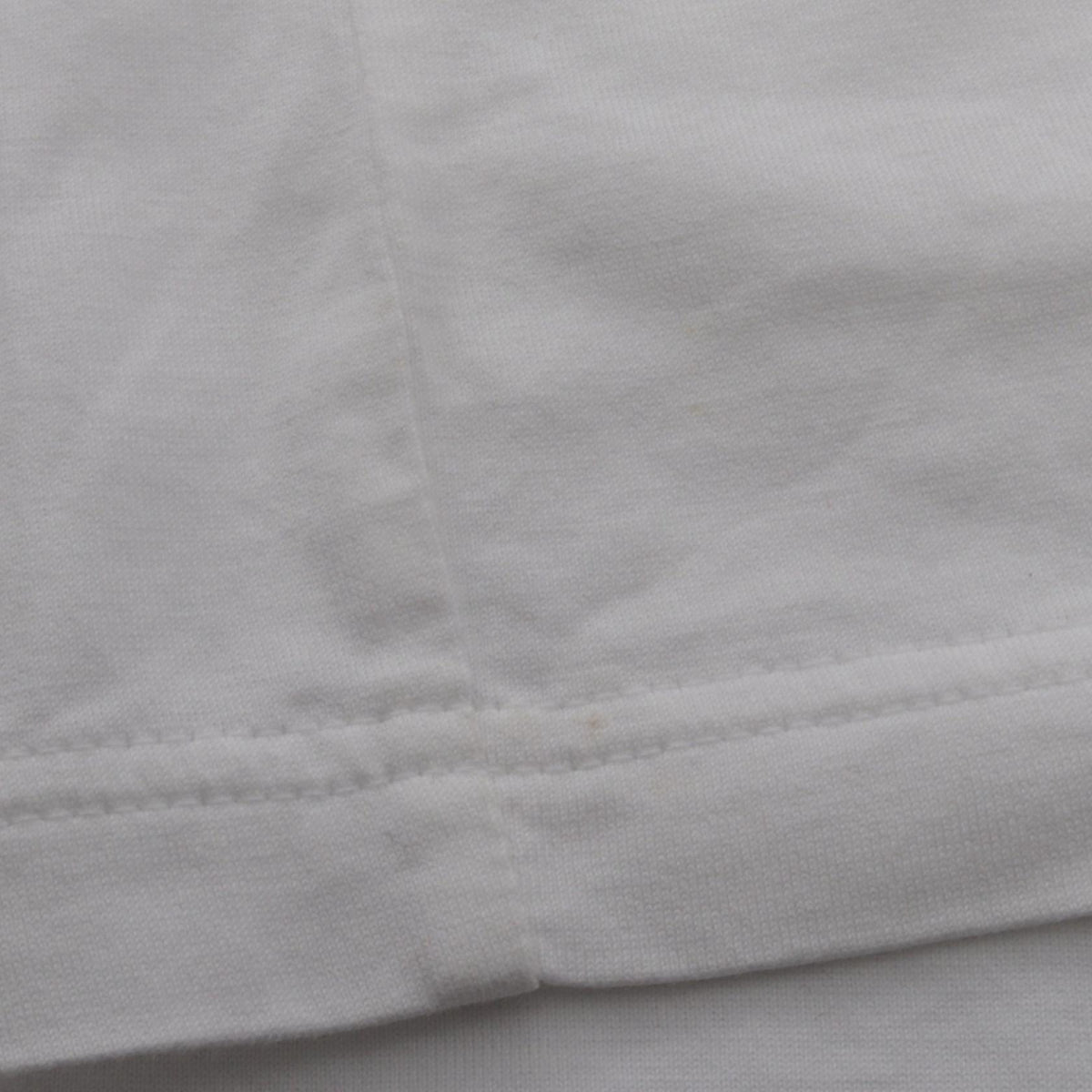 BURBERRY Logo Embroidered T-Shirt White Size M