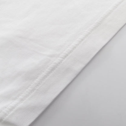 BURBERRY Logo Embroidered T-Shirt White Size M
