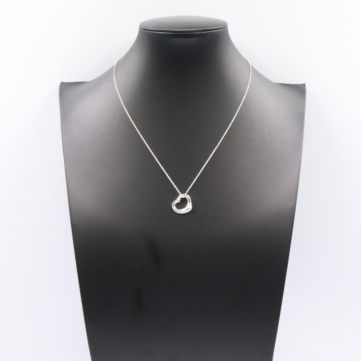TIFFANY&CO Open Heart Silver Necklace