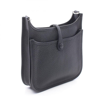 HERMES Evelyne 23 Taurillon Shoulder Bag Black