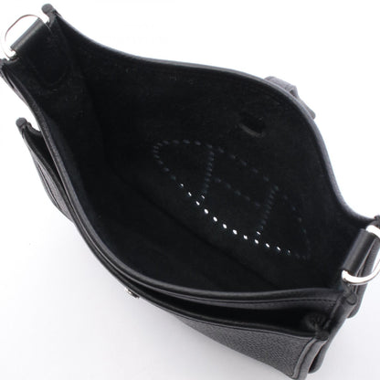 HERMES Evelyne 23 Taurillon Shoulder Bag Black