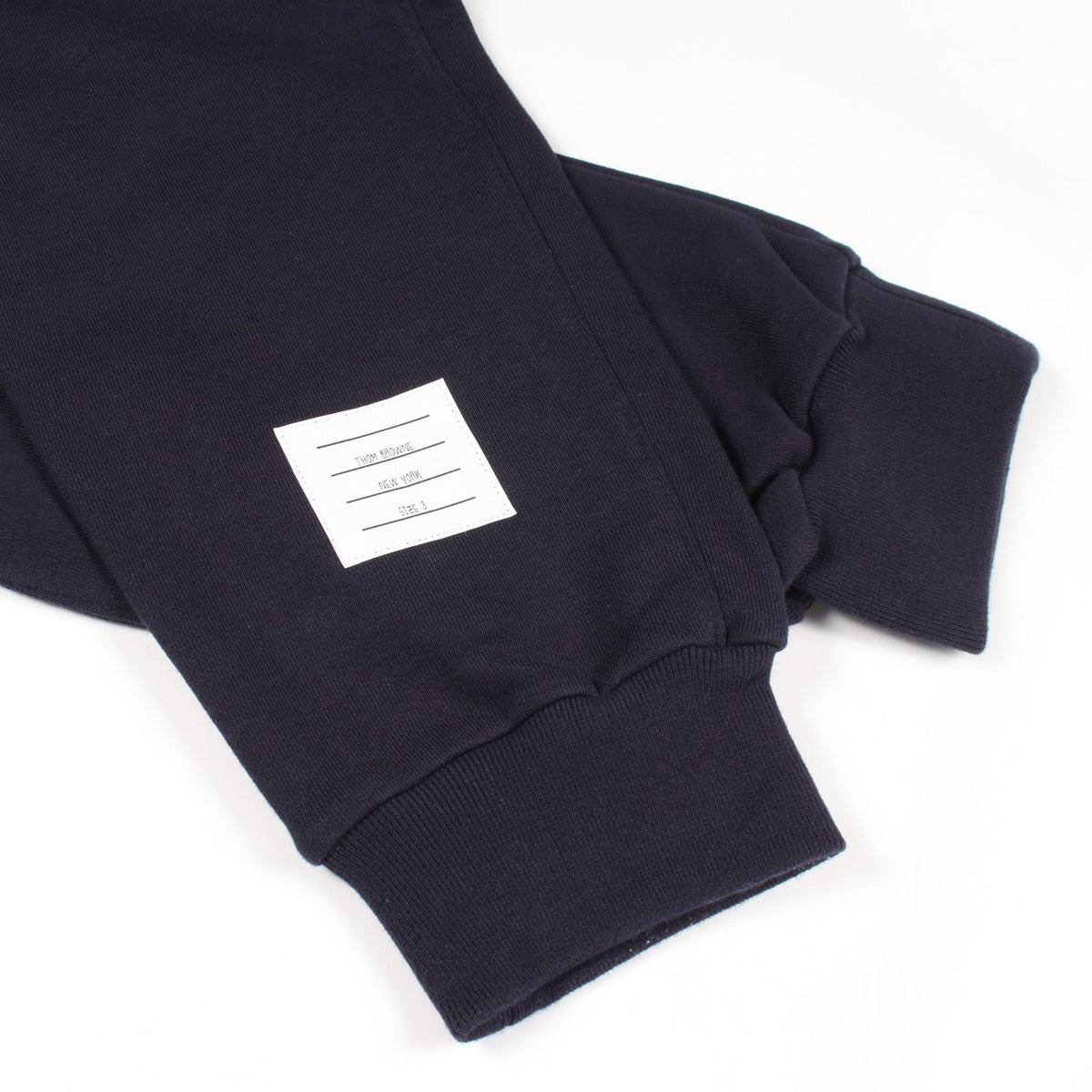 THOM BROWNE Classic Loopback 4-Bar Cotton Pants Size 3