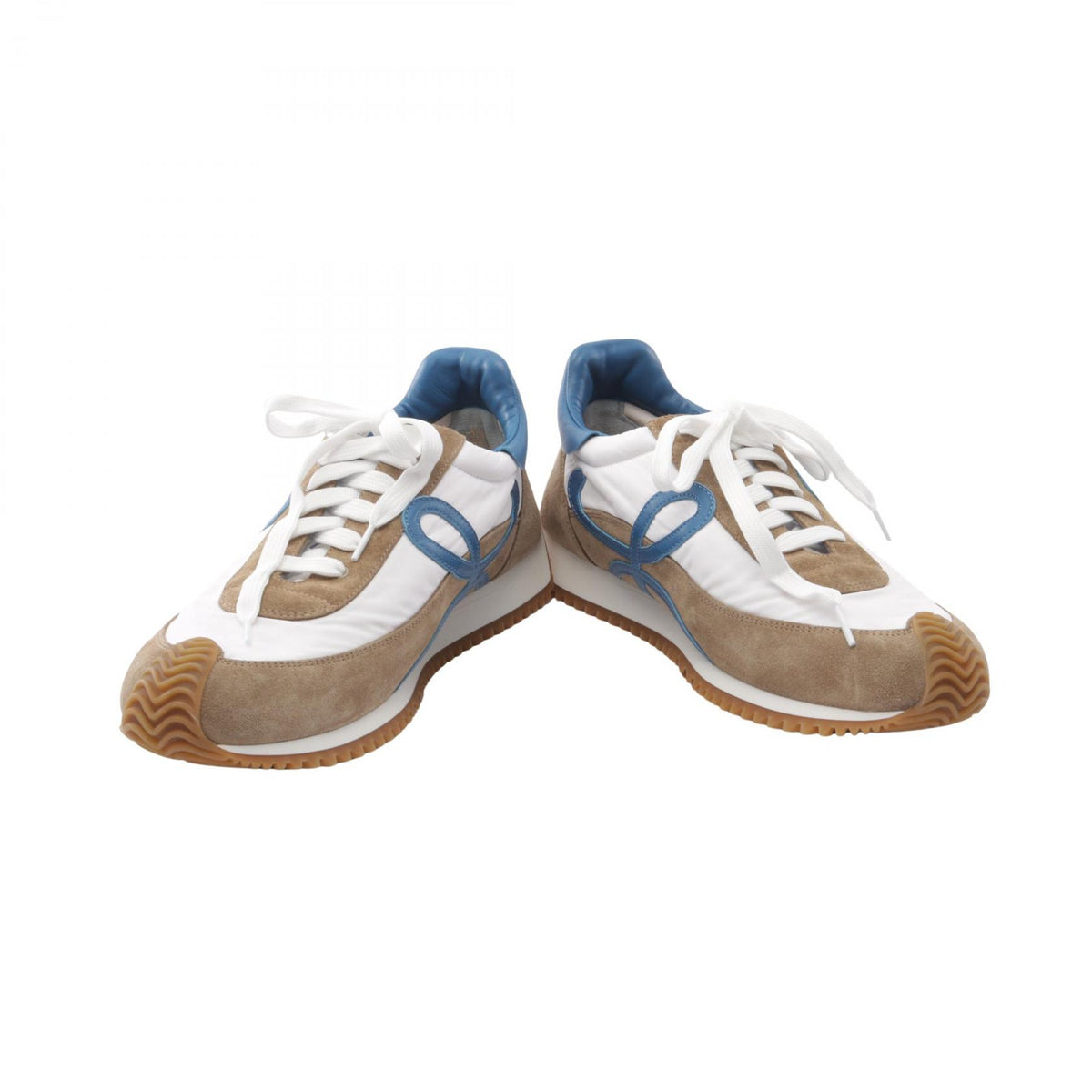 LOEWE Flow Runner Suede Leather Fabric Sneakers Size EU 44