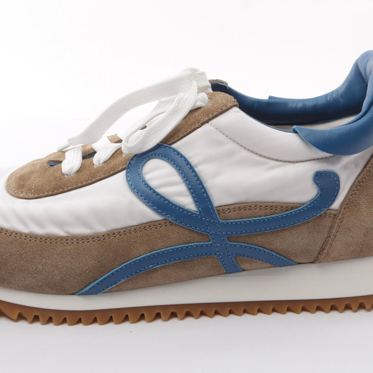 LOEWE Flow Runner Suede Leather Fabric Sneakers Size EU 44