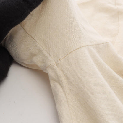 LOEWE Logo Patch Cotton Silk T-Shirt Beige Size L