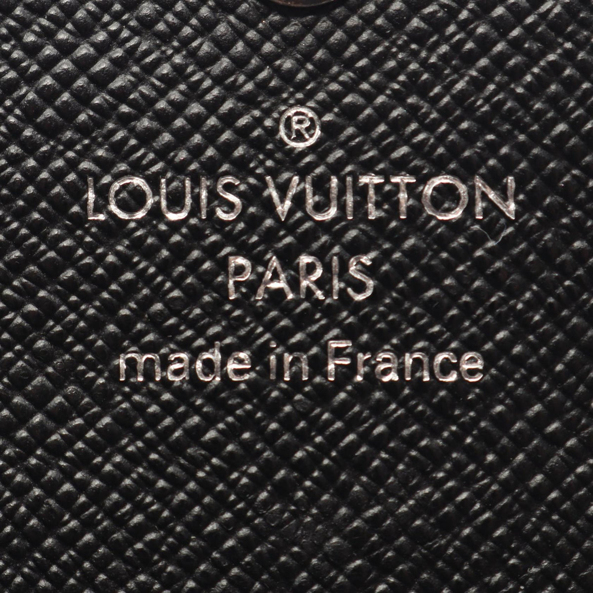 LOUIS VUITTON Multiclés 6 Taiga Ardoise Key Case Black