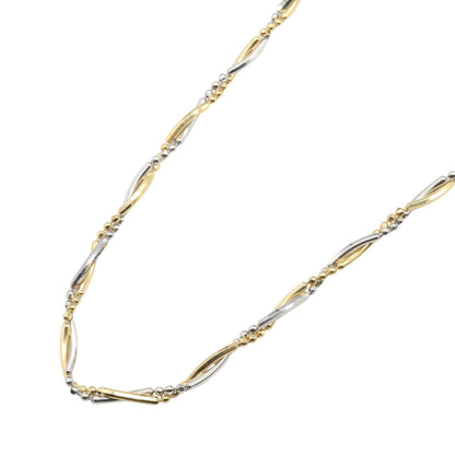 JEWELRY Pt850 Platinum K18 Yellow Gold Necklace