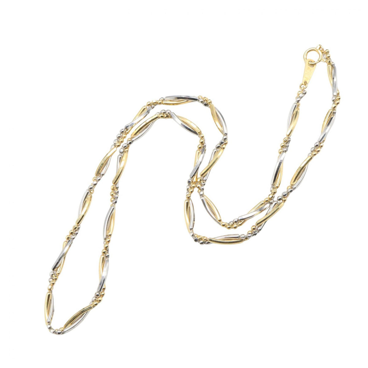 JEWELRY Pt850 Platinum K18 Yellow Gold Necklace