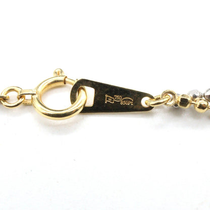 JEWELRY Pt850 Platinum K18 Yellow Gold Necklace