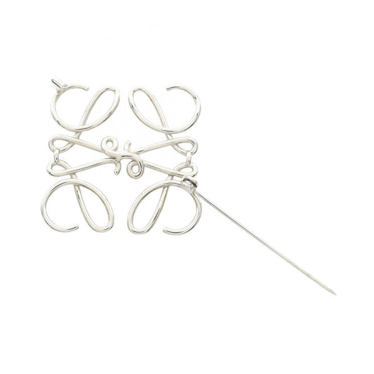 LOEWE Anagram Metal Brooch