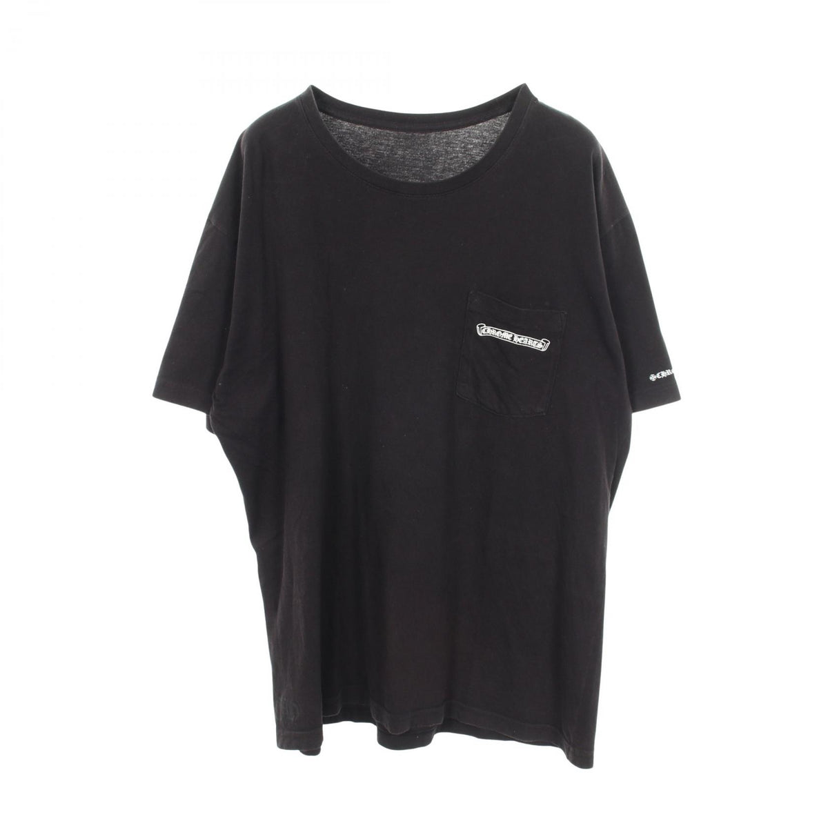 CHROME HEARTS Scroll Label Pocket T-Shirt Black Size XL