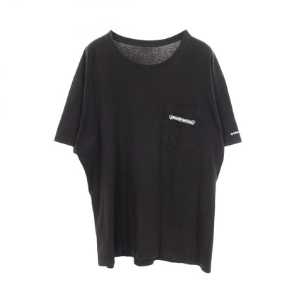 CHROME HEARTS Scroll Label Pocket T-Shirt Black Size XL