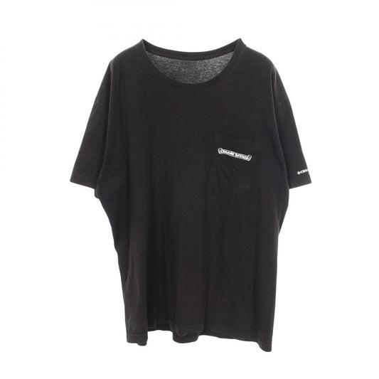 CHROME HEARTS Scroll Label Pocket T-Shirt Black Size XL