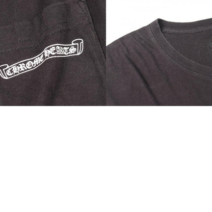 CHROME HEARTS Scroll Label Pocket T-Shirt Black Size XL