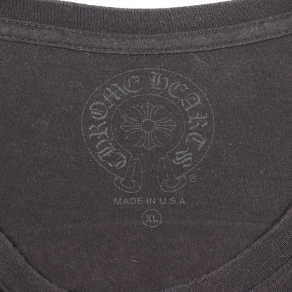 CHROME HEARTS Scroll Label Pocket T-Shirt Black Size XL