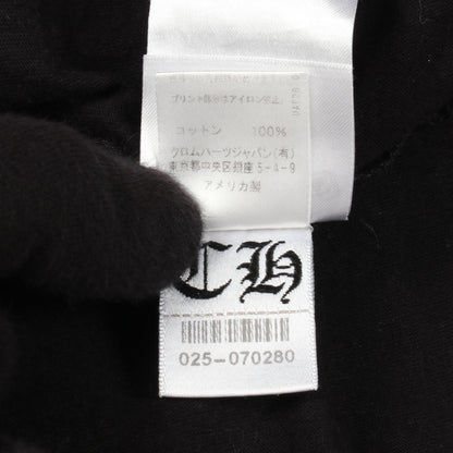 CHROME HEARTS Scroll Label Pocket T-Shirt Black Size XL