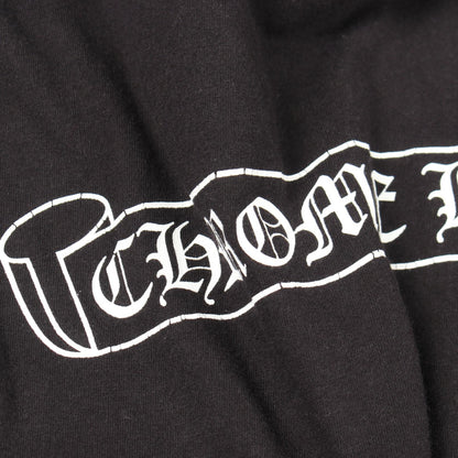 CHROME HEARTS Scroll Label Pocket T-Shirt Black Size XL
