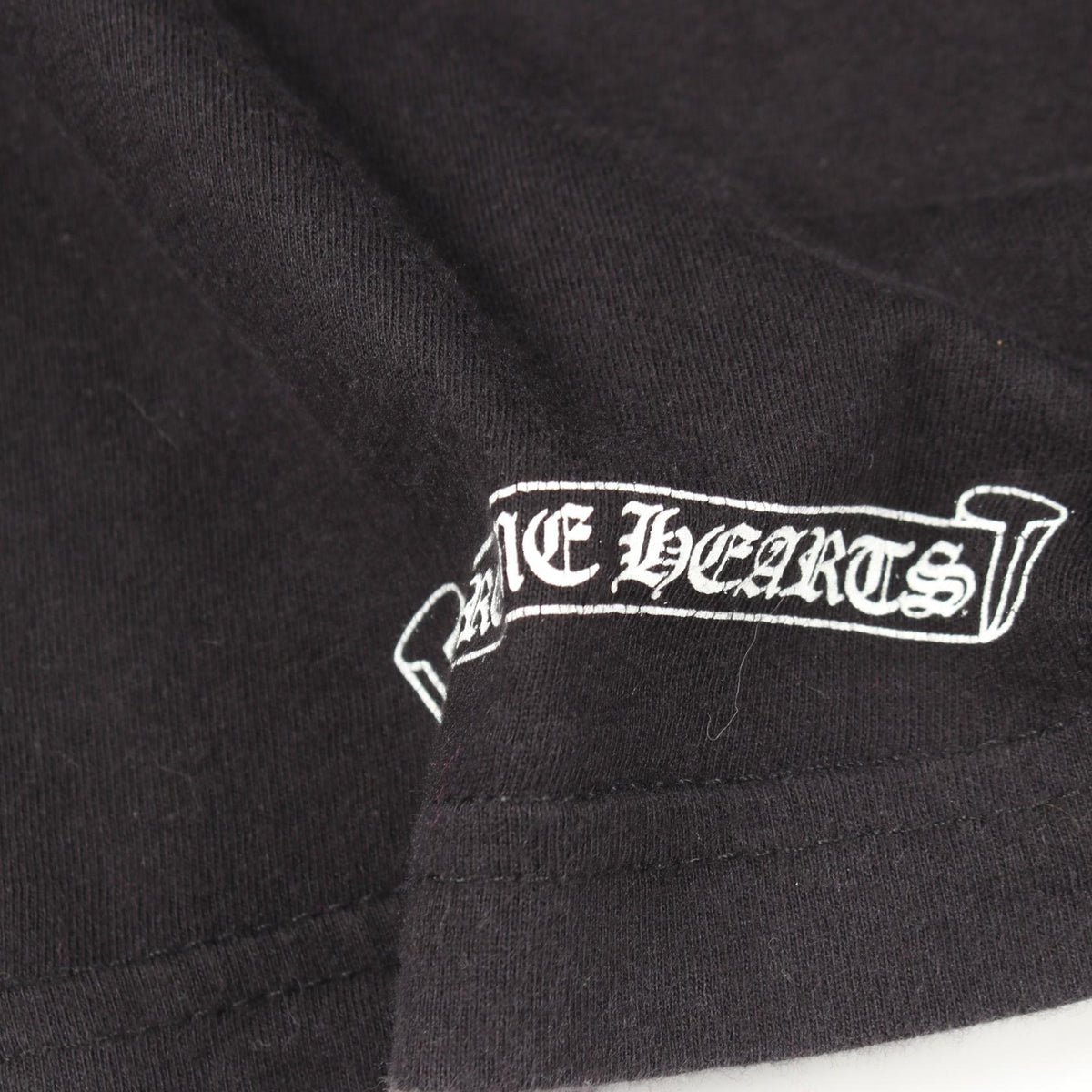 CHROME HEARTS Scroll Label Pocket T-Shirt Black Size XL