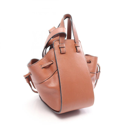 LOEWE Hammock Drawstring Mini Bag Brown