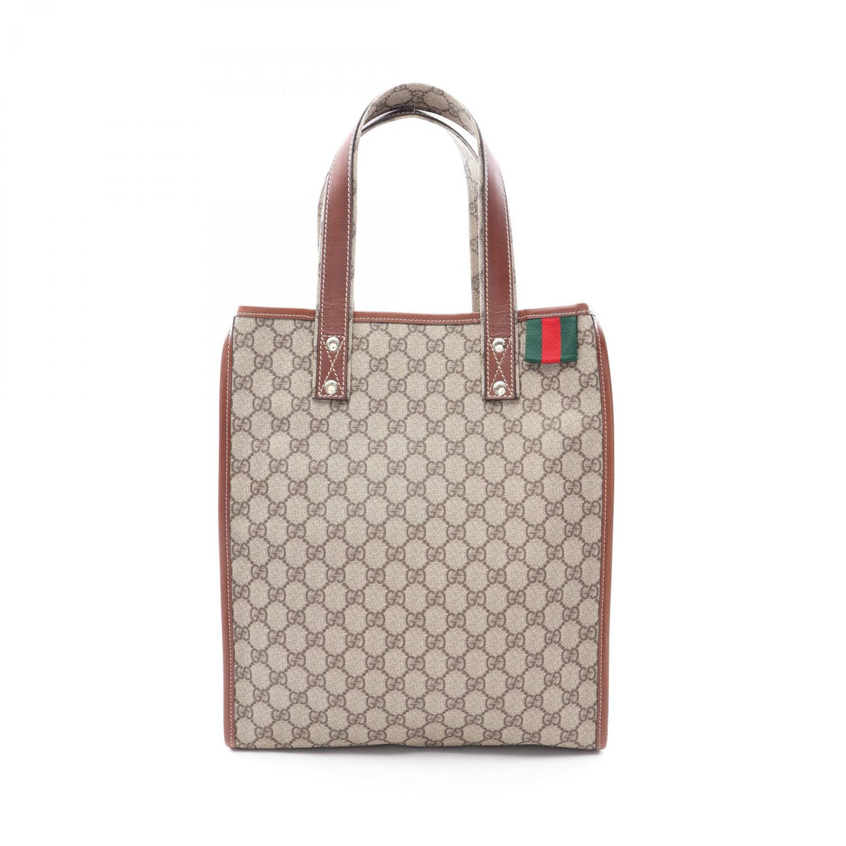 GUCCI GG Plus Sherry Line PVC Tote Bag