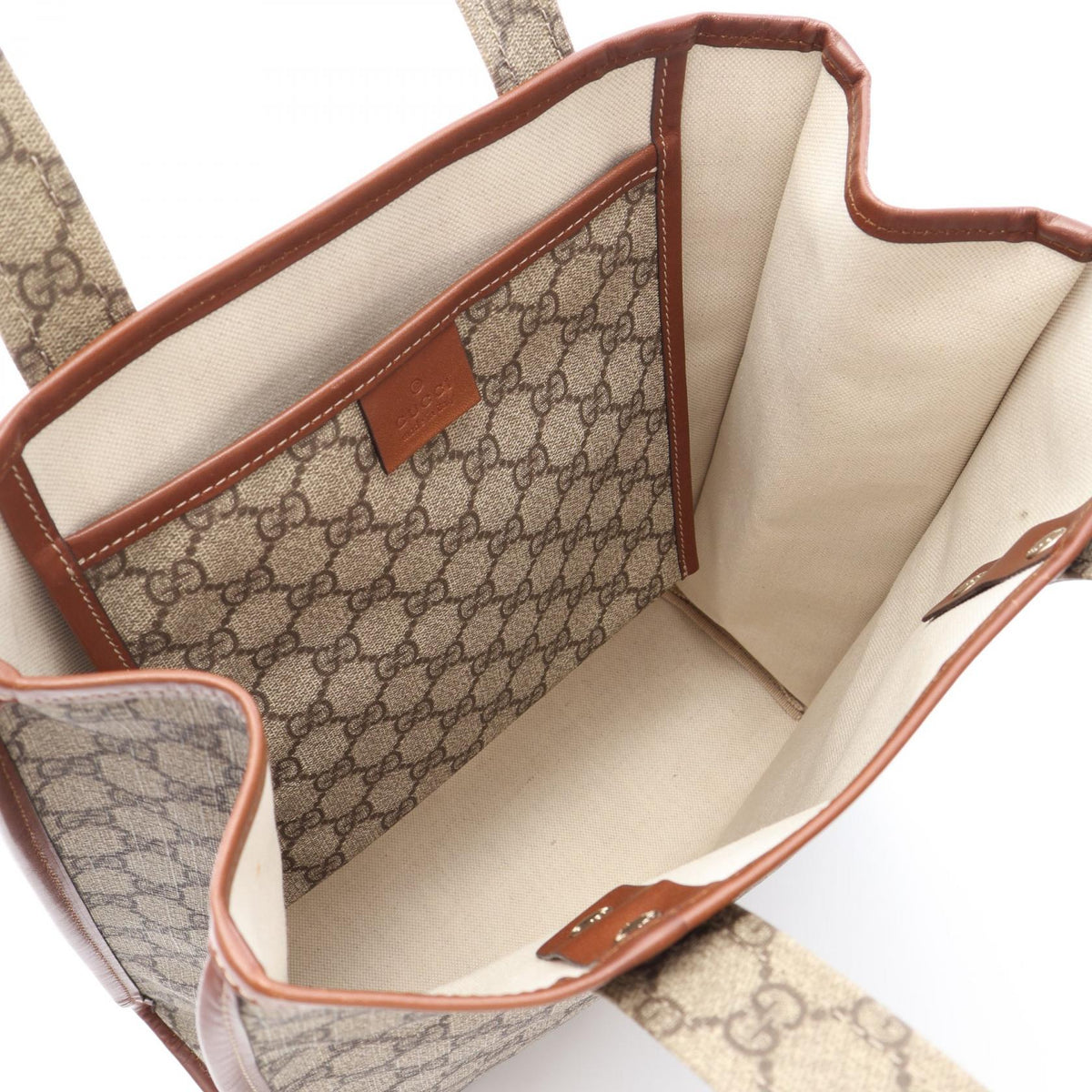 GUCCI GG Plus Sherry Line PVC Tote Bag