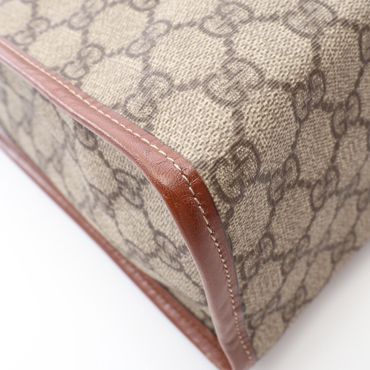 GUCCI GG Plus Sherry Line PVC Tote Bag