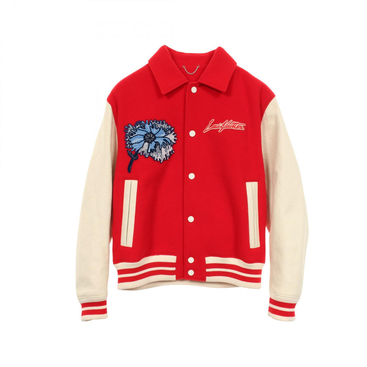 LOUIS VUITTON Yayoi Kusama Varsity Jacket Size 52