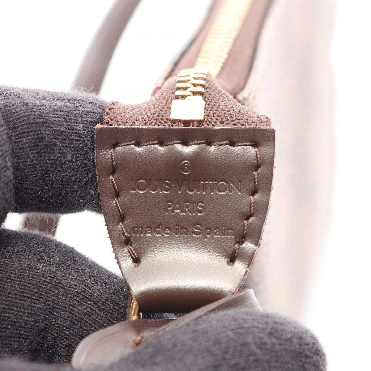 LOUIS VUITTON Pochette Ebene Bag