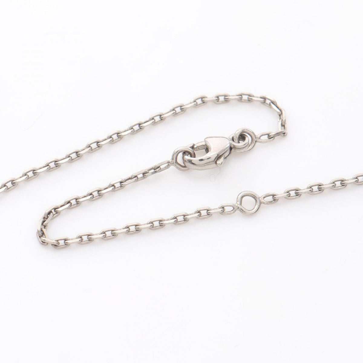 HERMES EILEEN Aileen Necklace Silver/Red