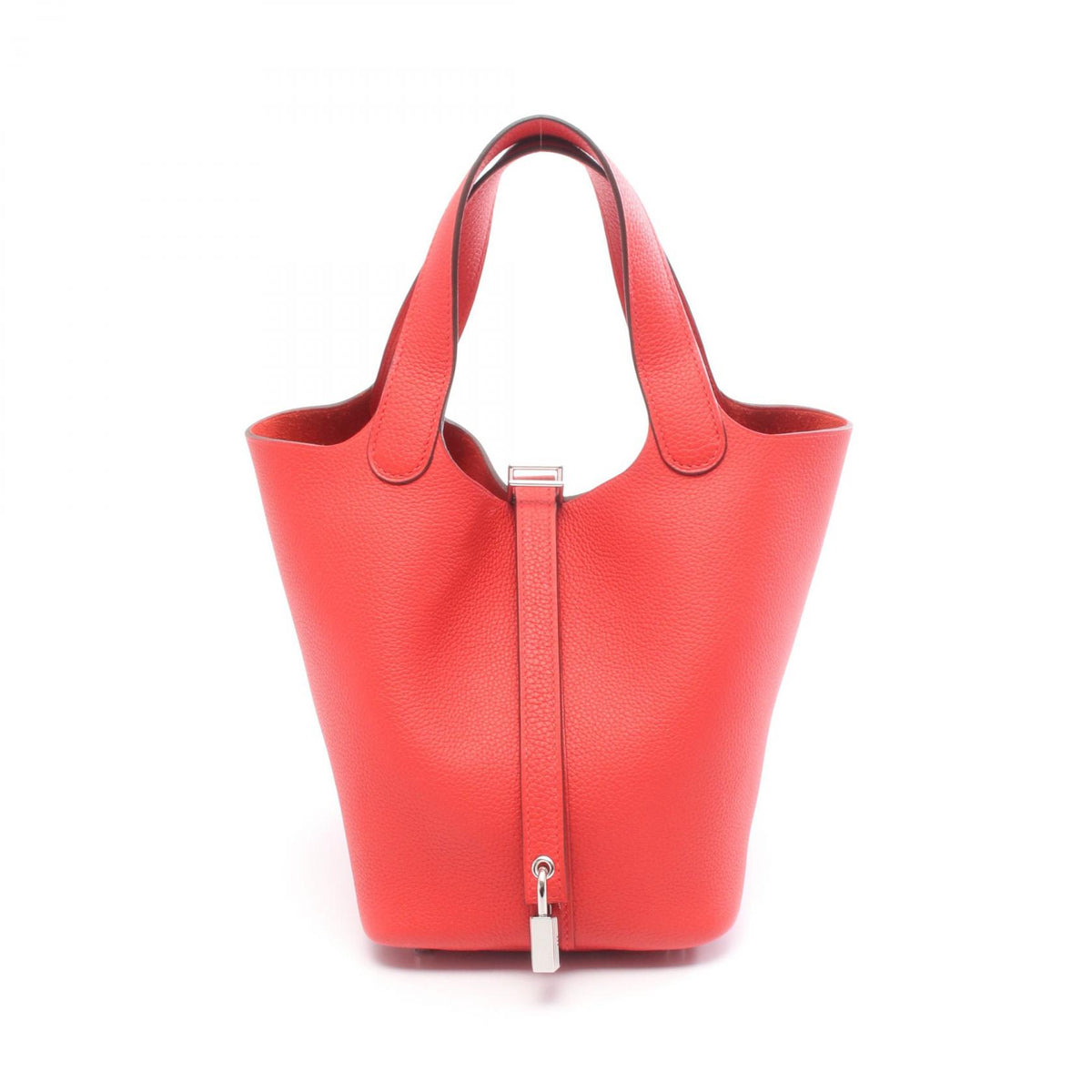 HERMES Picotin Lock PM Taurillon Bag Red