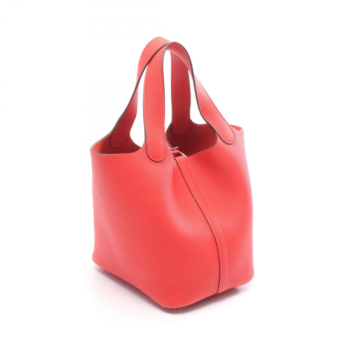 HERMES Picotin Lock PM Taurillon Bag Red