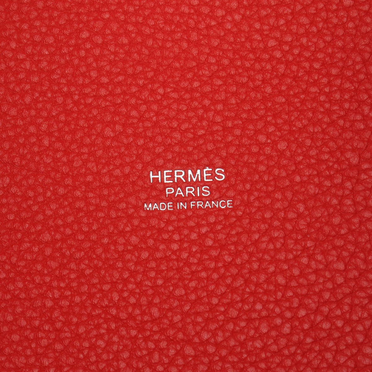 HERMES Picotin Lock PM Taurillon Bag Red