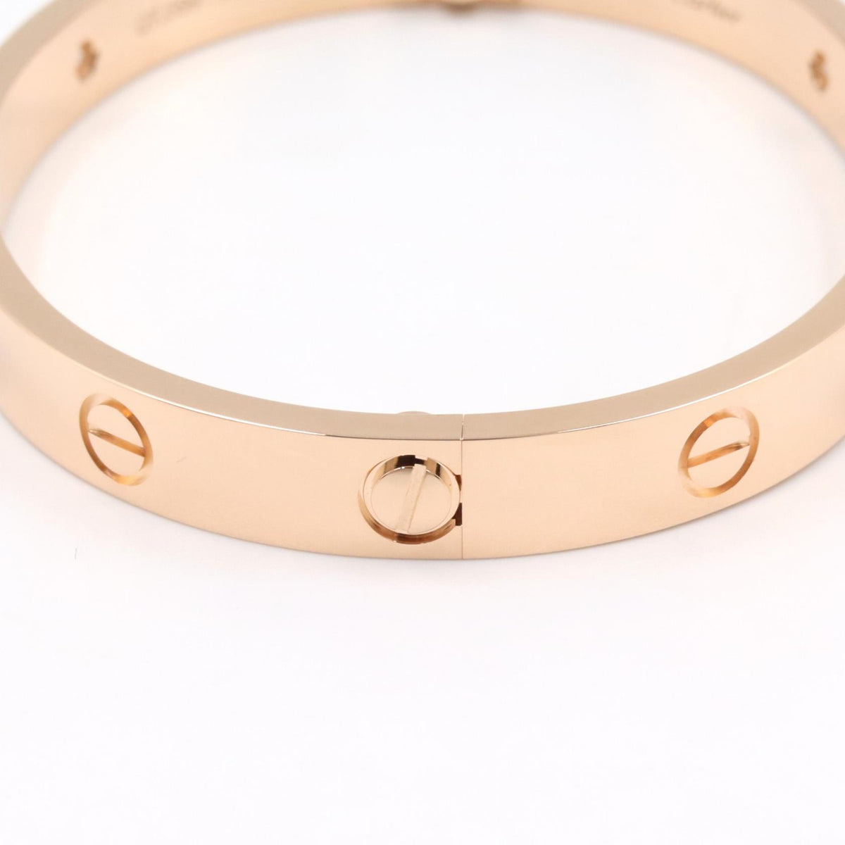 CARTIER Love Bracelet 4-Diamond K18PG Size 16