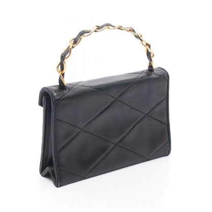 CHANEL CC Mark Diamond Stitch Handle Bag